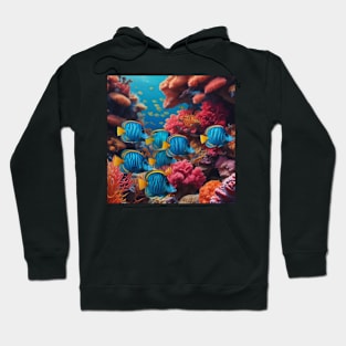 Animal  - Fish Underwater Hoodie